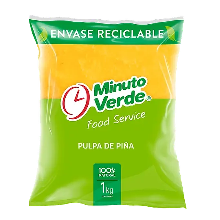 PULPA PIÑA MINUTO VERDE 1KG 1