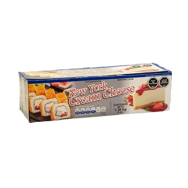 QUESO CREMA NEW YORK BARRA 1.36 KG 1