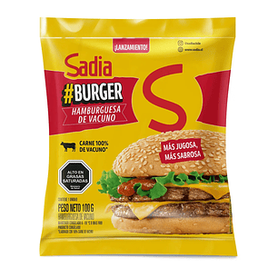 HAMBURGUESA VACUNO SADIA 100GR