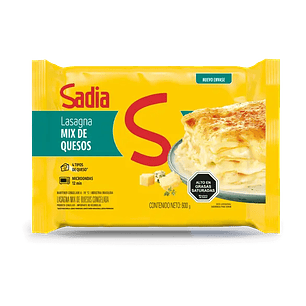 LASAGNA MIX DE QUESO SADIA 600GR