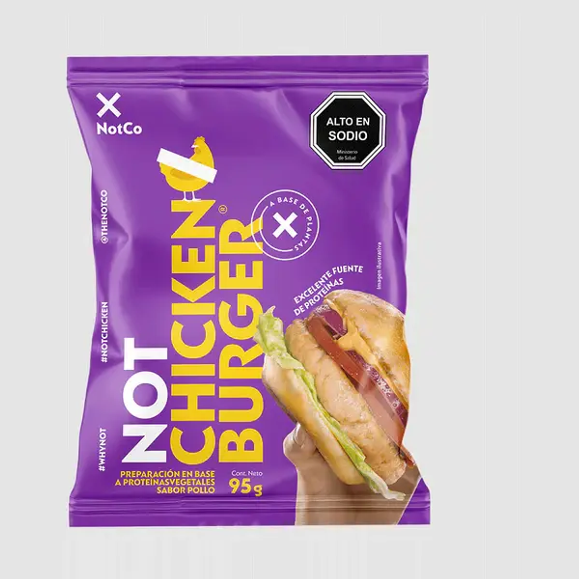 NOT BURGUER CHICKEN 95GR 1