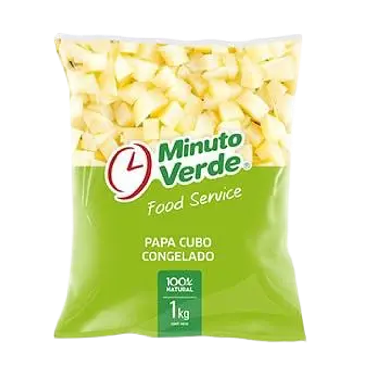 PAPA CUBO MINUTO VERDE 1 KG 1