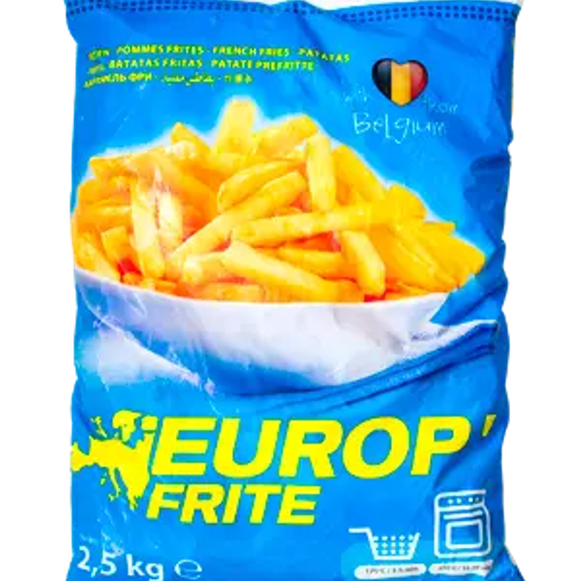 PAPAS PRE FRITAS EUROPE 2.5KG 1