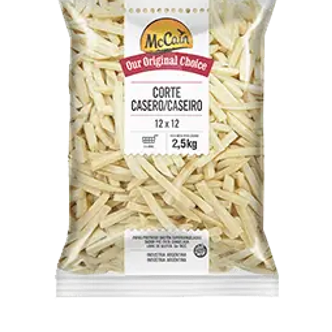 PAPAS PRE FRITAS ONE FRY MC CAIN 12/12 CORTE CASERO 2.5KG 1