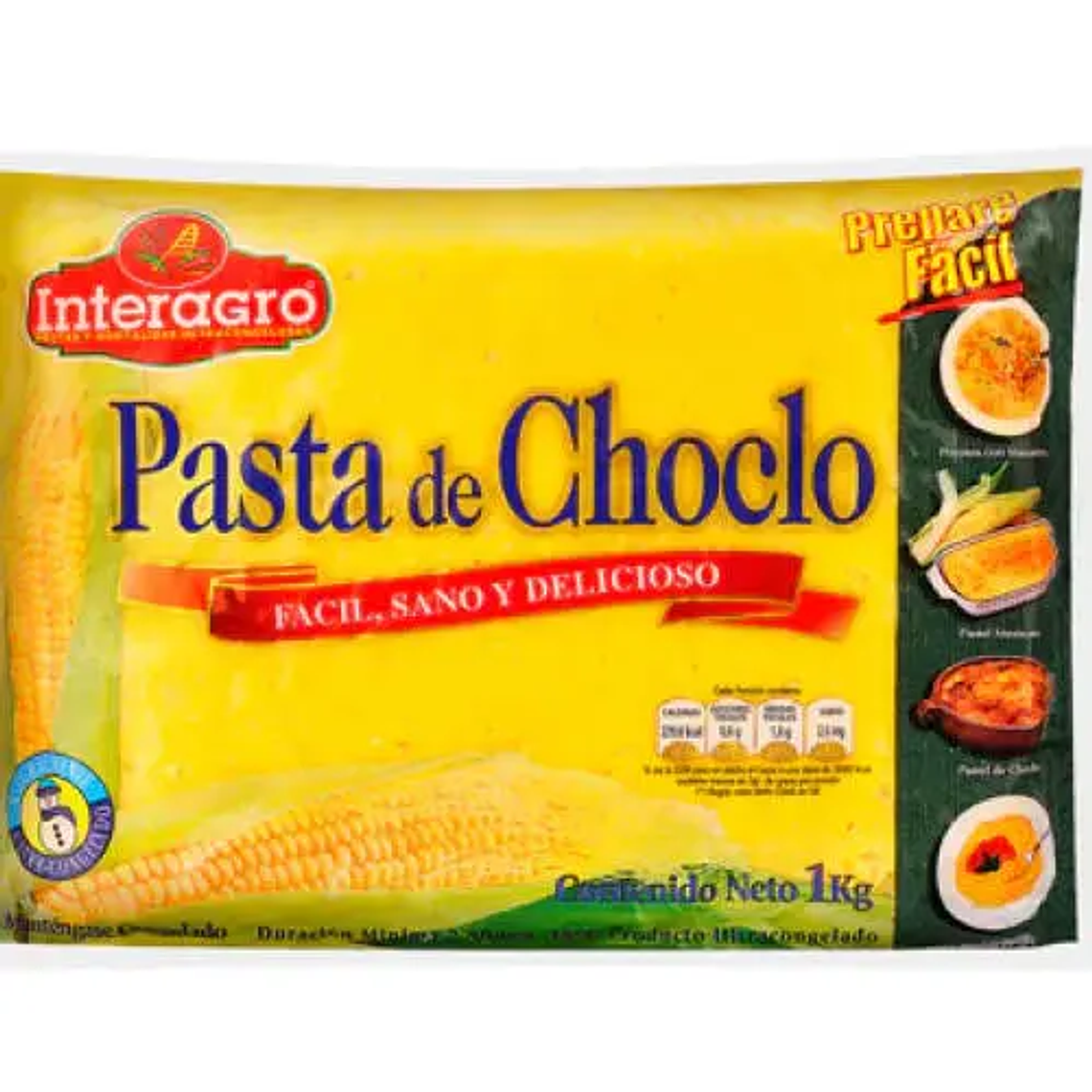 PASTA DE CHOCLO INTERAGRO 1KG 1