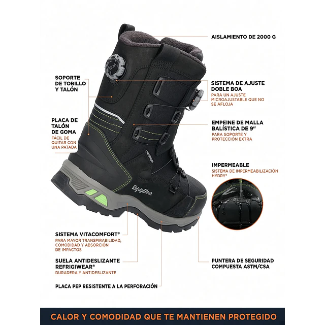 Bota de Invierno Extreme con dos Diales de Ajuste 4