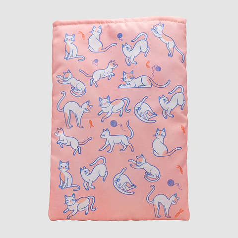 Funda para libros Gatitos Rosados M