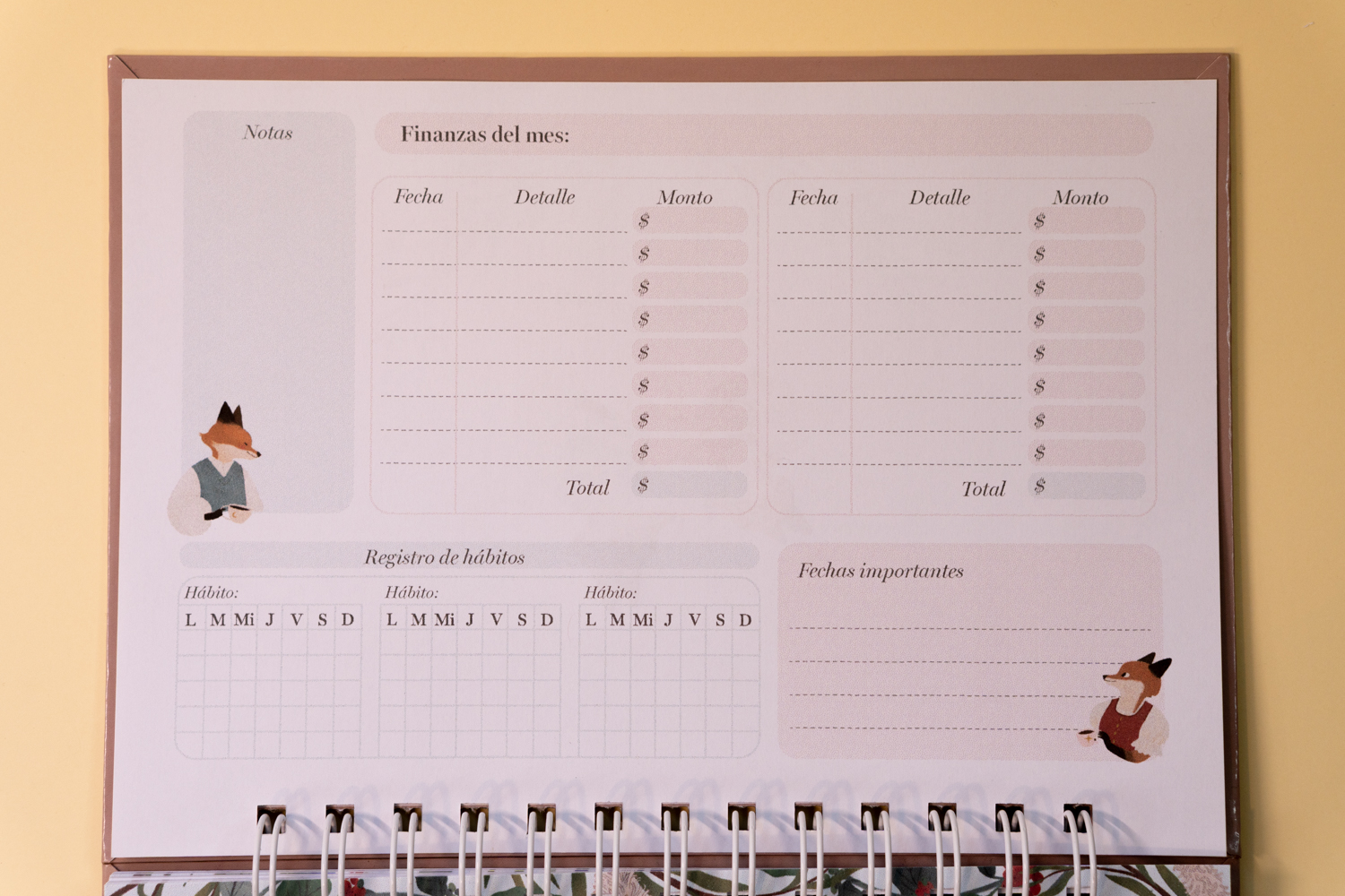 Zorritos Planner 3