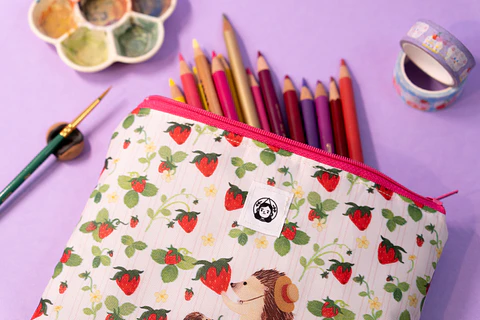 Erizo y frutillas - Estuche