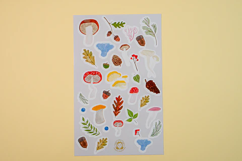 Sticker Hongos 
