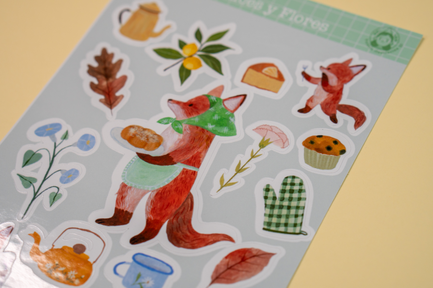 Sticker Dulces y flores 3