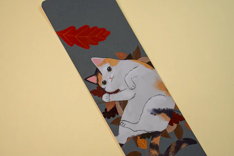Marca Página - Gatita tricolor
