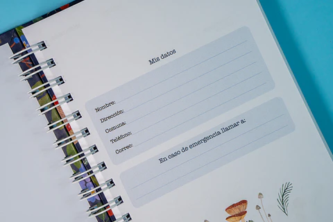 Planner Aves chilenas Azul