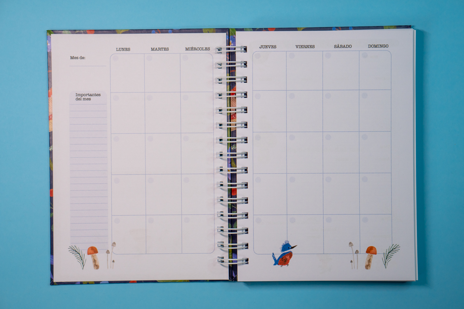 Planner Aves chilenas Azul 3