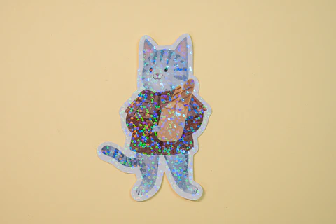 Sticker Gatito pan