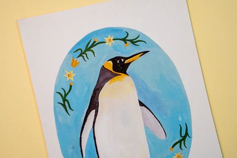 Postal - Pingüino