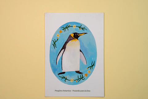 Postal - Pingüino