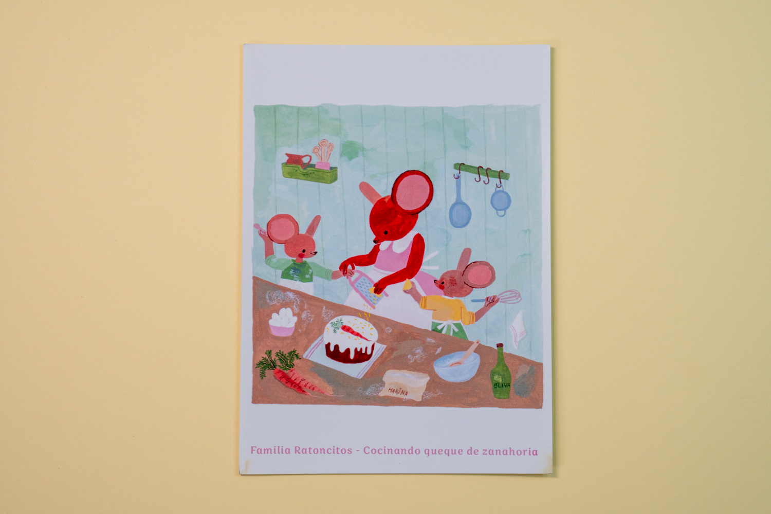 Postal - Ratoncitos pasteleros 1