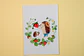 Postal - Erizo y frutillas - Miniatura 1
