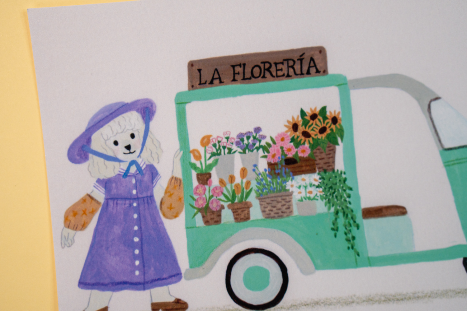Postal - La florería 2