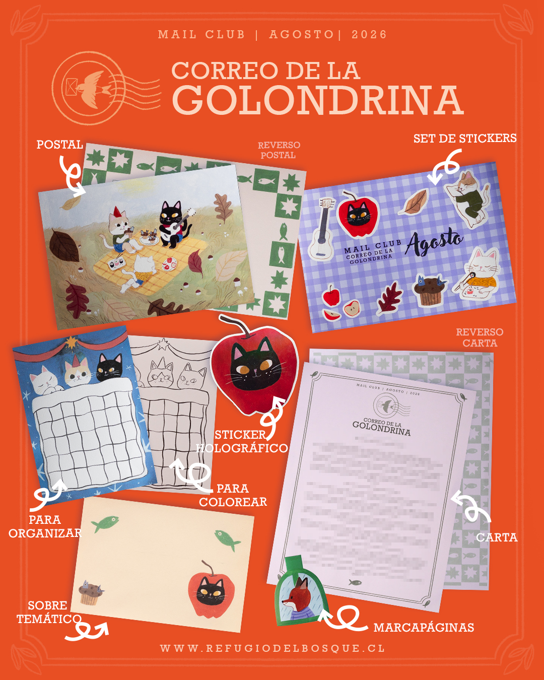 Mail Club Agosto 2026 - Correo de la Golondrina- 1