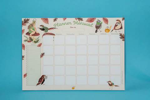 Planner Mensual - Rayadito