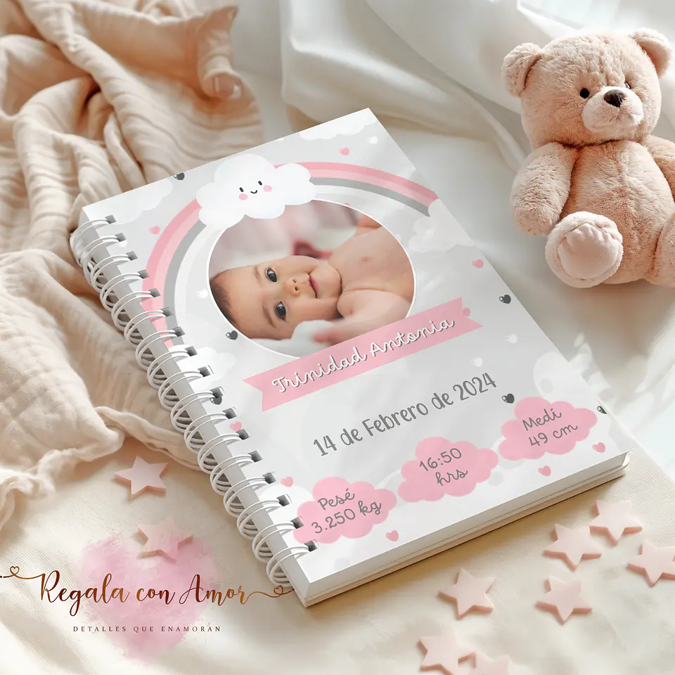 Cuaderno Pediátrico Arcoíris y Foto 1