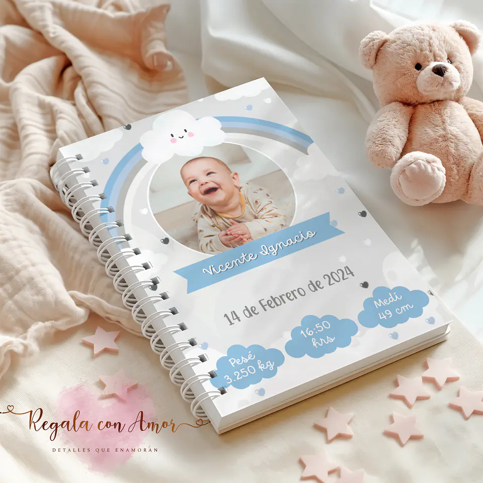 Cuaderno Pediátrico Arcoíris y Foto 2