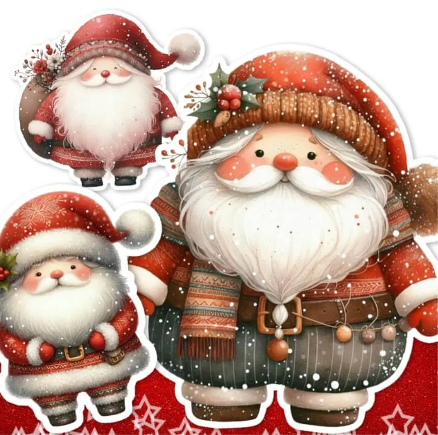 Set 23 Stickers de Pará Noel Imprimibles 2
