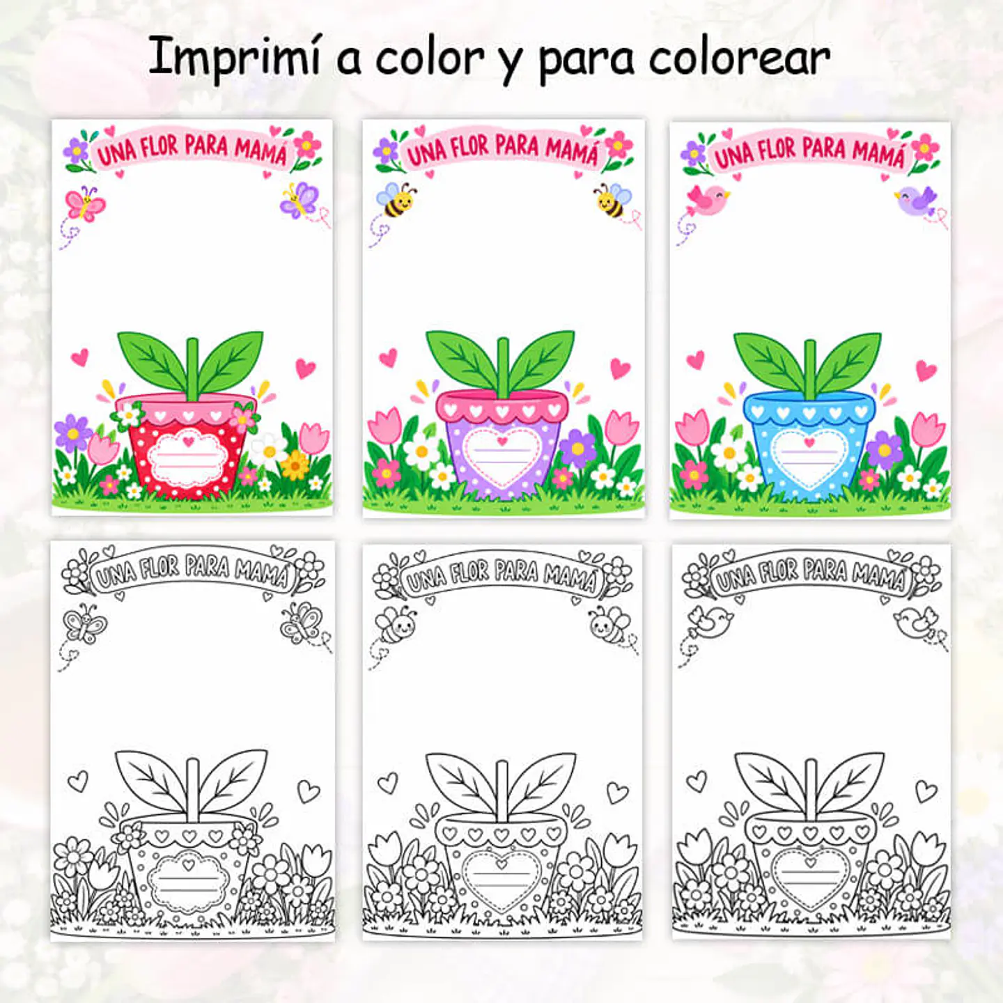 Una Flor para mamá - Manualidad día de la Madre 2