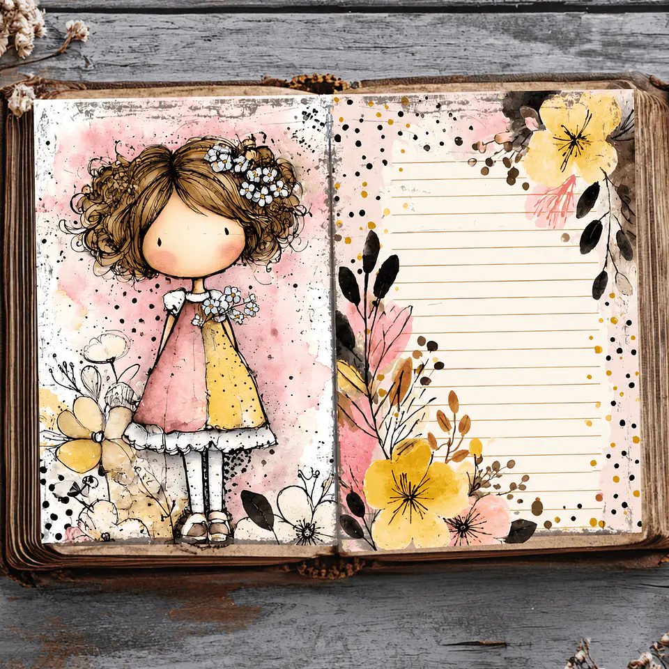🌸 Jardín de Ensueño | 43 Páginas ScrapBooking 1