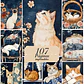 Pack láminas Gatitos Florales Nocturnos - Miniatura 1
