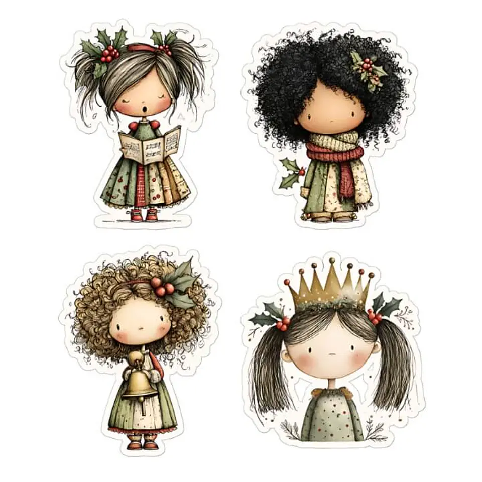 ✂️ Plancha para cortar - Stickers Navideños Imprimibles 3