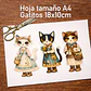 16 Gatitos Vintage Recortables ✂️ - Miniatura 2