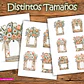 🌼 Kit 48 Floreros Scrap Imprimibles - Miniatura 3