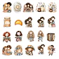 ✂️ Plancha para cortar - 80 Stickers Momentos Argentinos Vintage - Miniatura 3