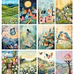 Pack 84 Hermosas Láminas Paisajes Acuarela - Miniatura 3