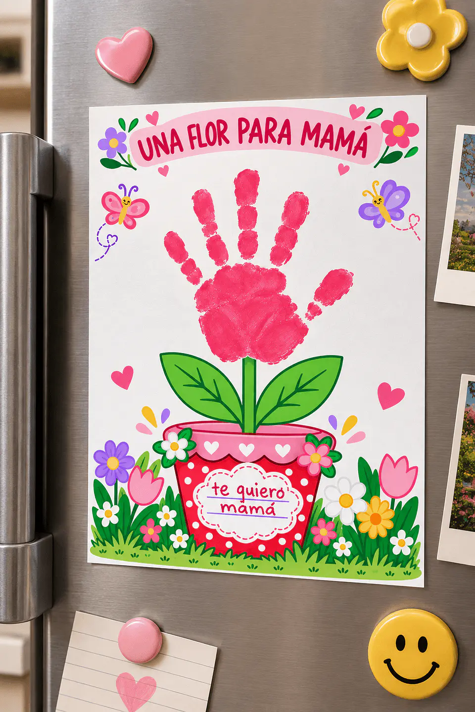 Una Flor para mamá - Manualidad día de la Madre 4