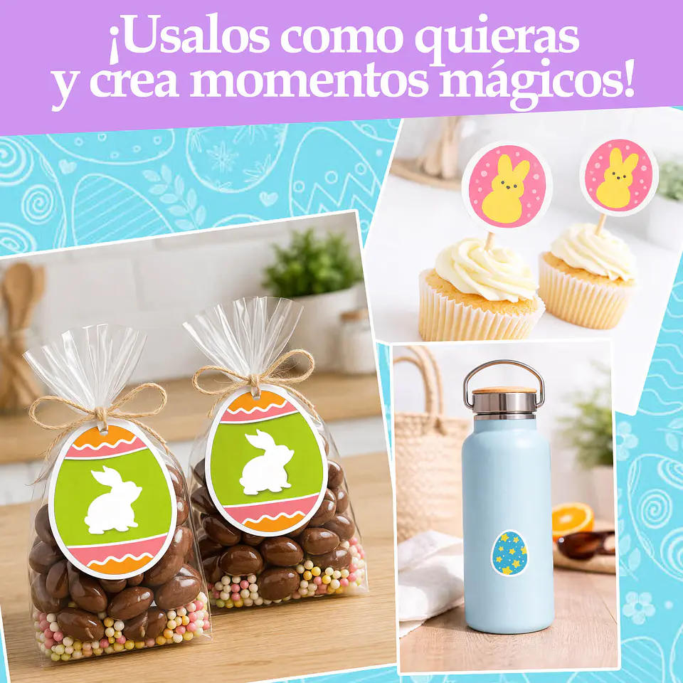 Kit 20 Huevos de Pascua imprimibles 2