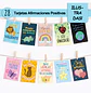 28 Tarjetas de Afirmaciones Ilustradas Imprimibles - Miniatura 1