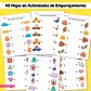 Pack 48 Hojas de Actividades de Emparejamiento - Nivel Inicial y Jardín - Miniatura 1