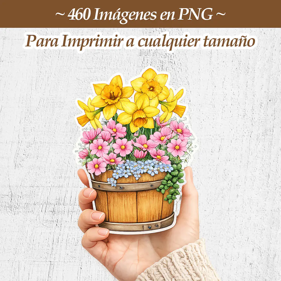 Mega Pack 460 Recortes florales y botánicos imprimibles 3