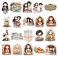 ✂️ Plancha para cortar - 80 Stickers Momentos Argentinos Vintage - Miniatura 4