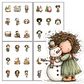 ✂️ Plancha para cortar - Stickers Navideños Imprimibles - Miniatura 5