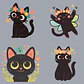 30 Stickers de Gatitos Primavera Imprimibles - Miniatura 2
