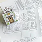 Pueblito Primavera para colorear imprimible - Miniatura 3