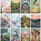 Pack 84 Hermosas Láminas Paisajes Acuarela - Miniatura 4