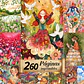Mega Pack 260 Láminas Floral Mágico - Miniatura 1