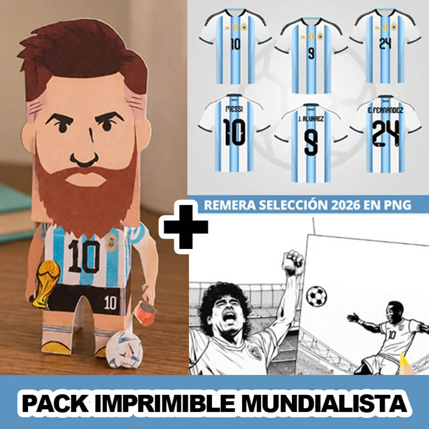 Pack Mundialista Imprimible 1