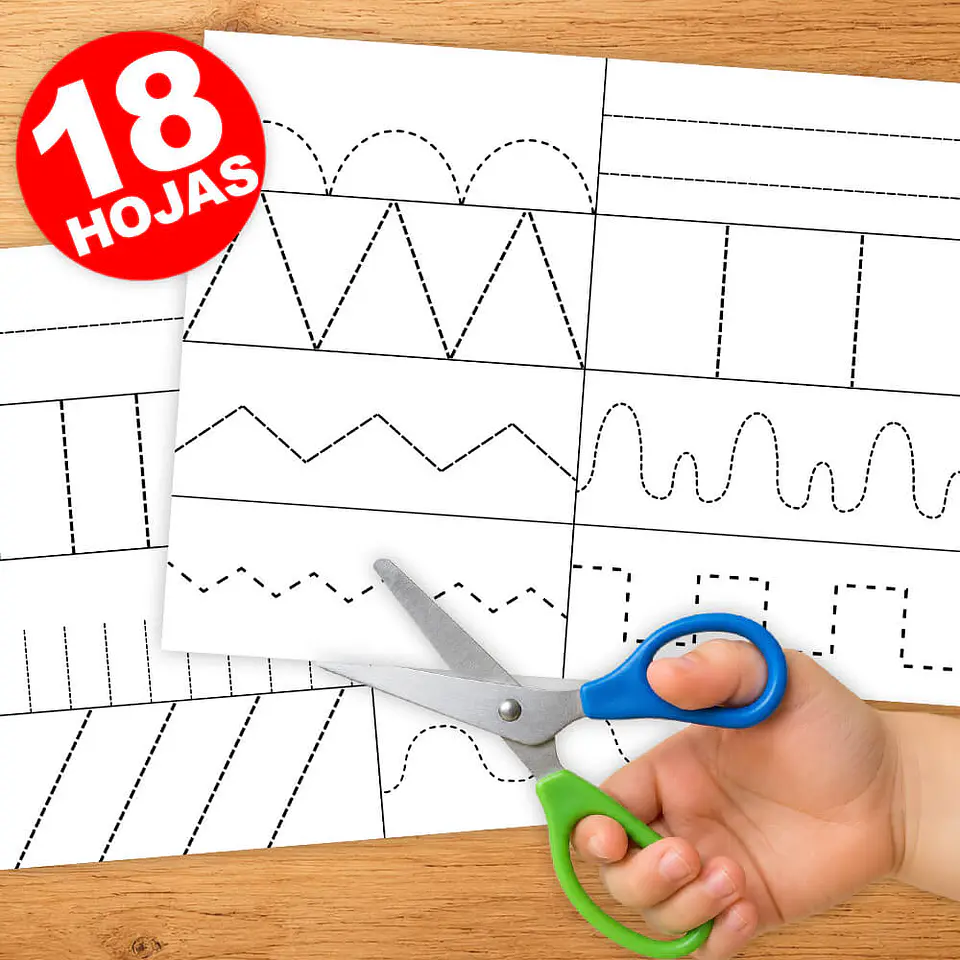 Hojas para cortar - Práctica Tijeras Jardín ✂️ 1
